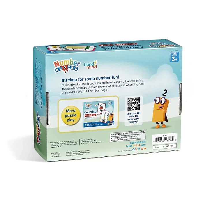 Hand2Mind Numberblocks Adding and Subtracting Puzzle Set