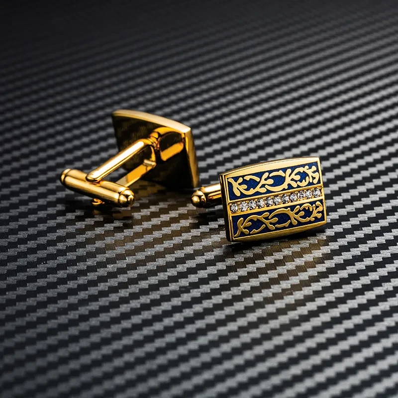 French Cufflinks Men's Light Luxury Shirt Buttons