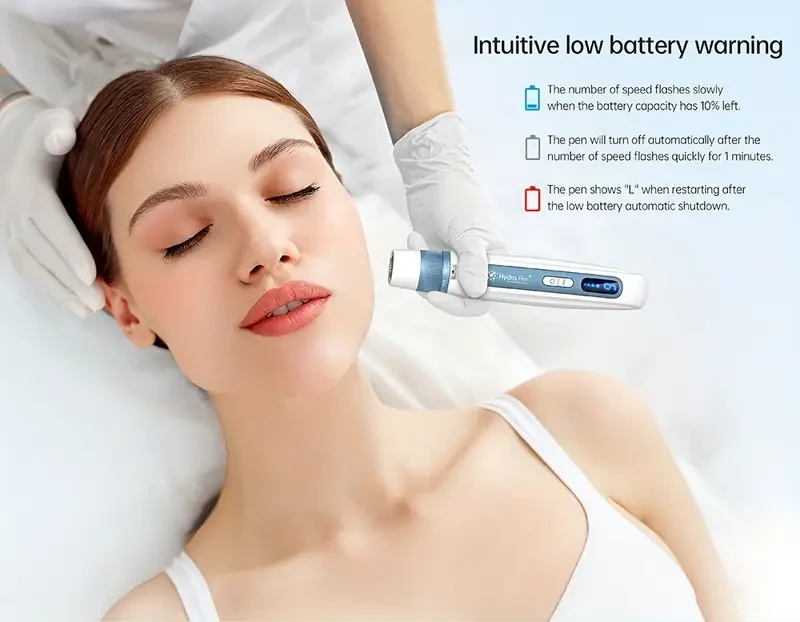 Hydra.Pen H5 Wireless Skin Care Device, 0.25mm Blue Nano Cartridges, Low Allergenic, USB Rechargeable (700mAh Lithium Battery), Facial Beauty Tool for Home Use