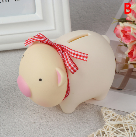 Resin piggy bank