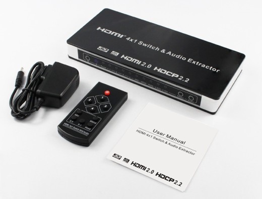 Switch With Audio Four In And One Out