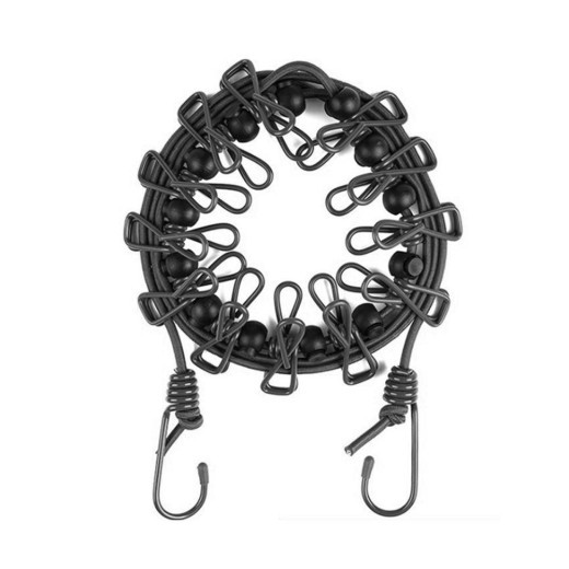 Outdoor Elastic Windproof Belt Positioning Buckle Clothespin Clothesline