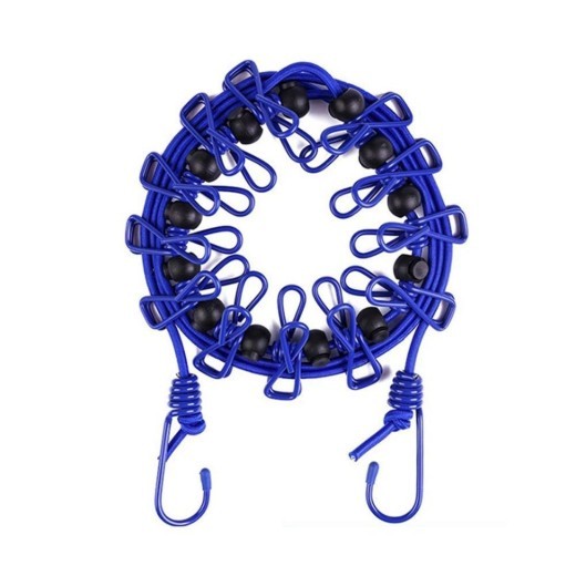 Outdoor Elastic Windproof Belt Positioning Buckle Clothespin Clothesline
