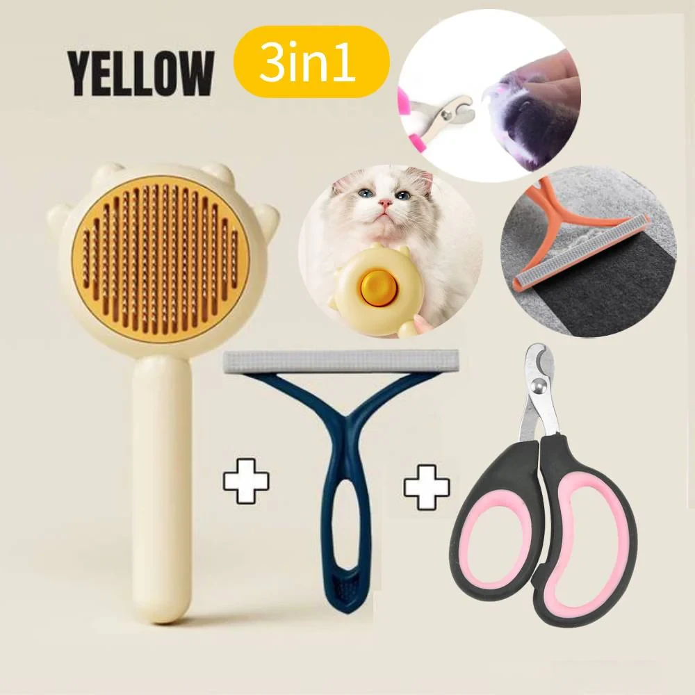 The KittyBrush Cat Grooming Kit