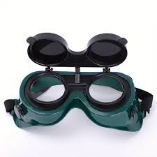 Double Flip Welding Gas Glasses