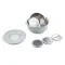 Kitchen Fruit Tray Removable Double Layer Creative Household Rotating Washing Basket