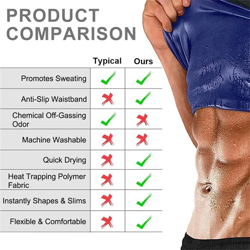 Men and Women Fat Burning Sauna Vest