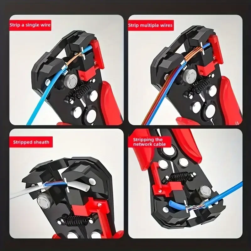 5-in-1 Multifunctional Wire Stripper Automatic Wire Stripper, Cutting Crimping Pliers, Disassembly Tool