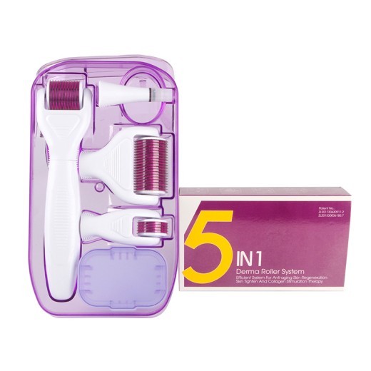 DermaKit 6-in-1 Derma Roller Kit Facial Microneedling