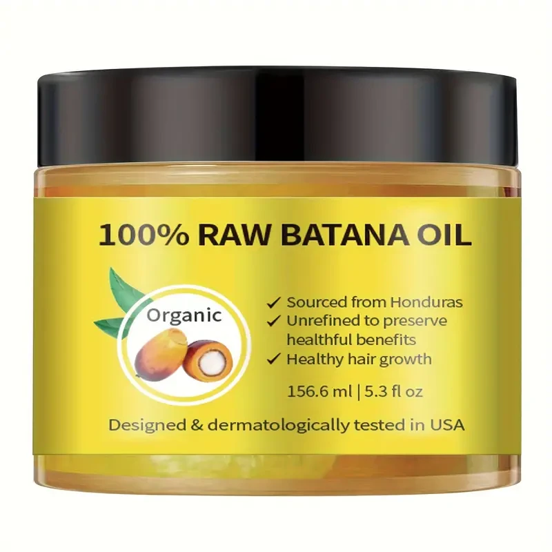 Unisex Batana Oil Hair Treatment Paste - Organic, Paraben-Free, with Castor Oil for Fuller Hair - 156.6ml