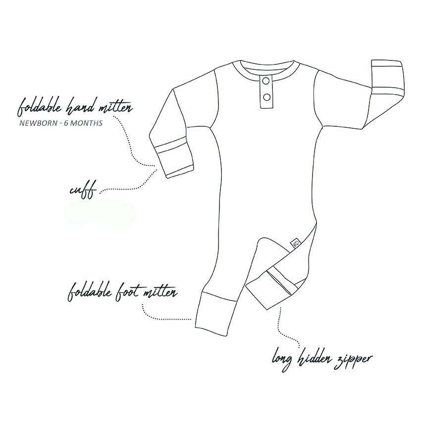 Snuggle Hunny Growsuit | Lion | 0-3m