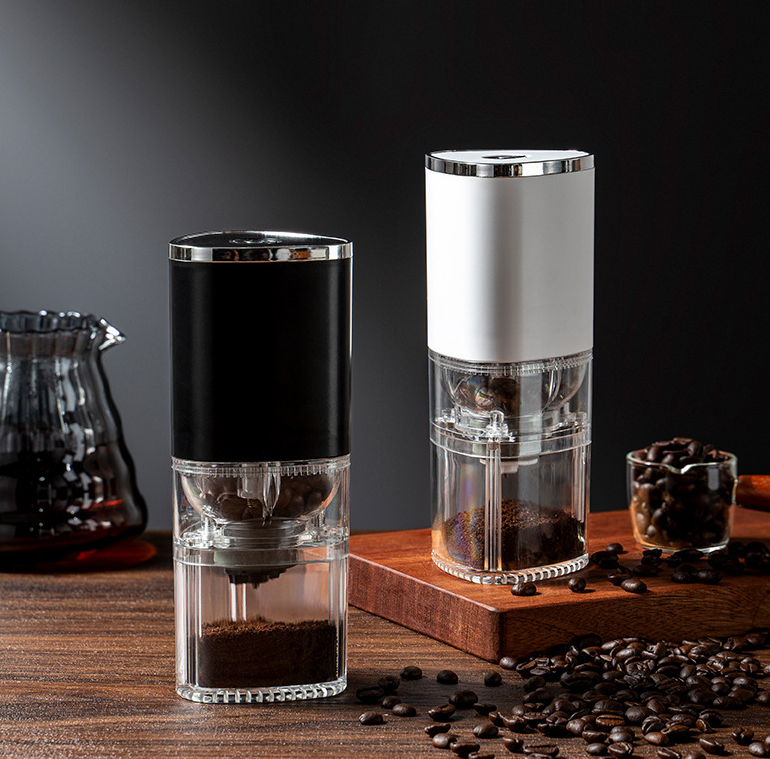 Electric Coffee Grinder: USB Rechargeable Food Crusher