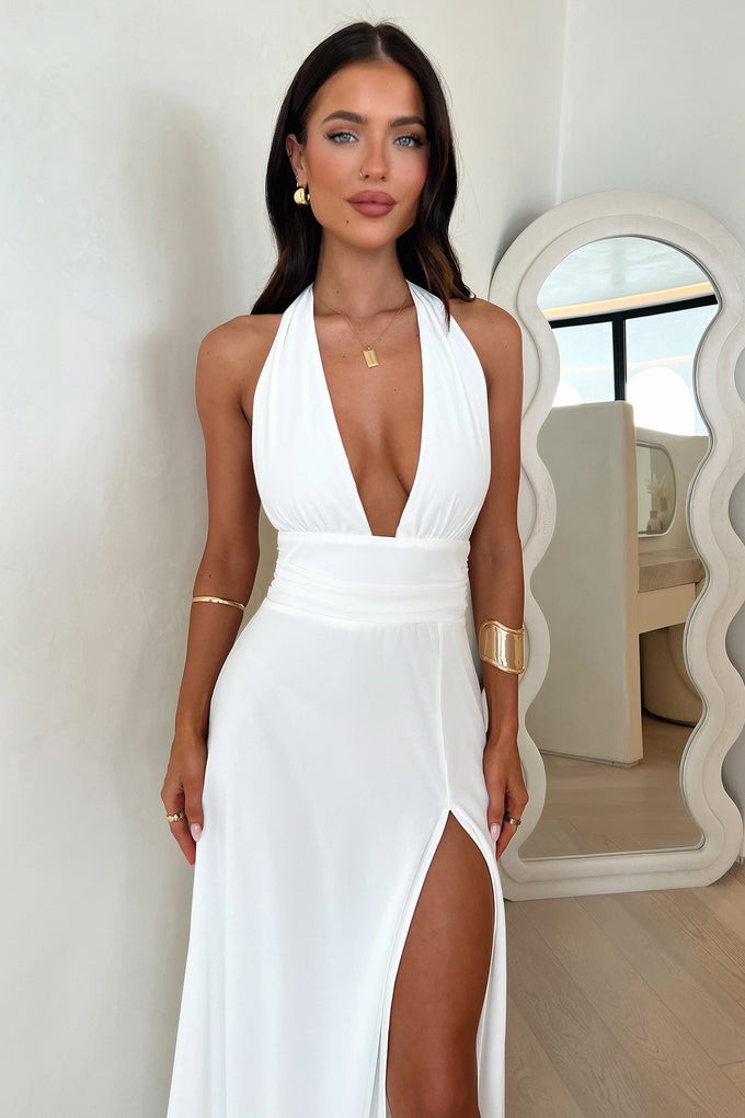 ELENOR MAXI DRESS - WHITE