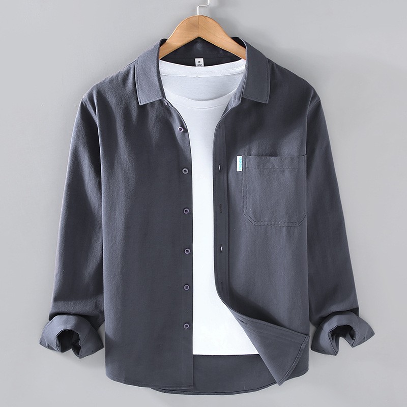 Men's Long-sleeve Cotton Shirt