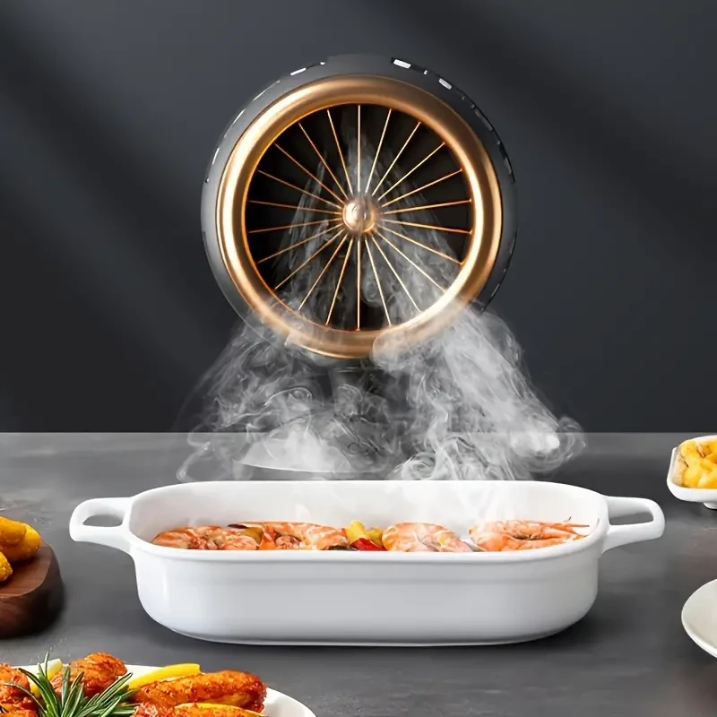 Compact USB-Powered Desktop Range Hood for Home