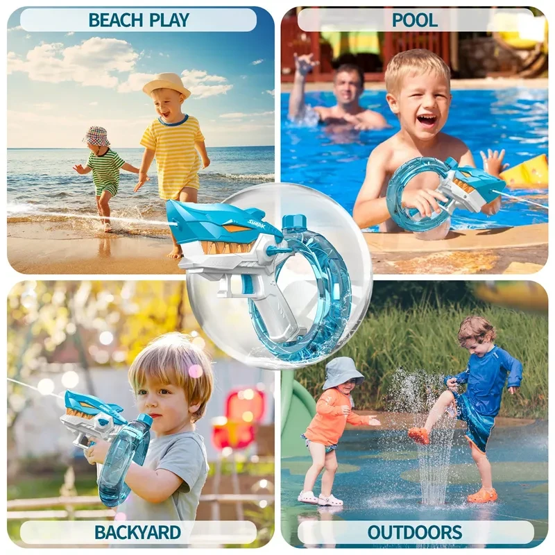 New Shark Electric Water Gun Toys