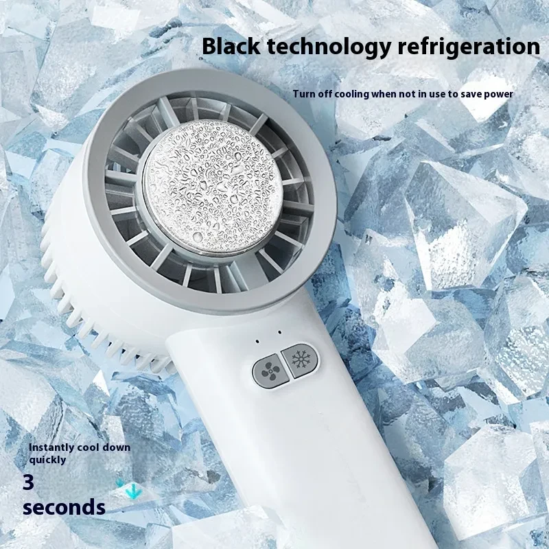 2024 Summer Gadget Handheld Turbo Jet Fan Mini Portable Ice Cold Fan
