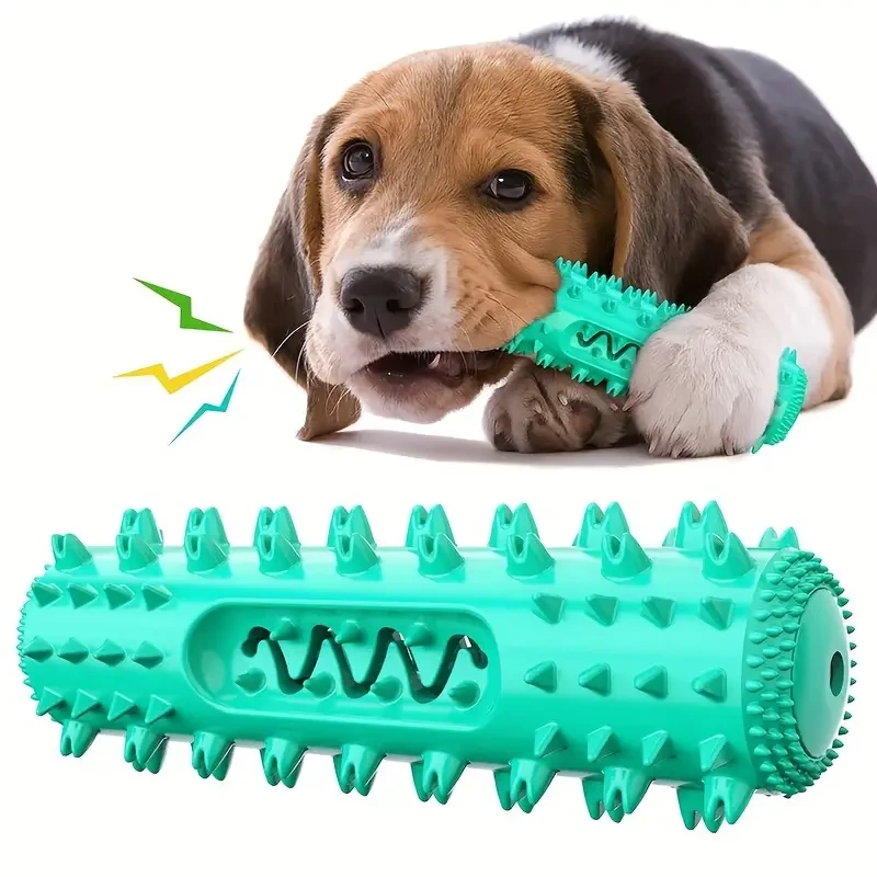 Durable Dog Toothbrush - Pet Molar Stick & Chew Toy for Dental Health