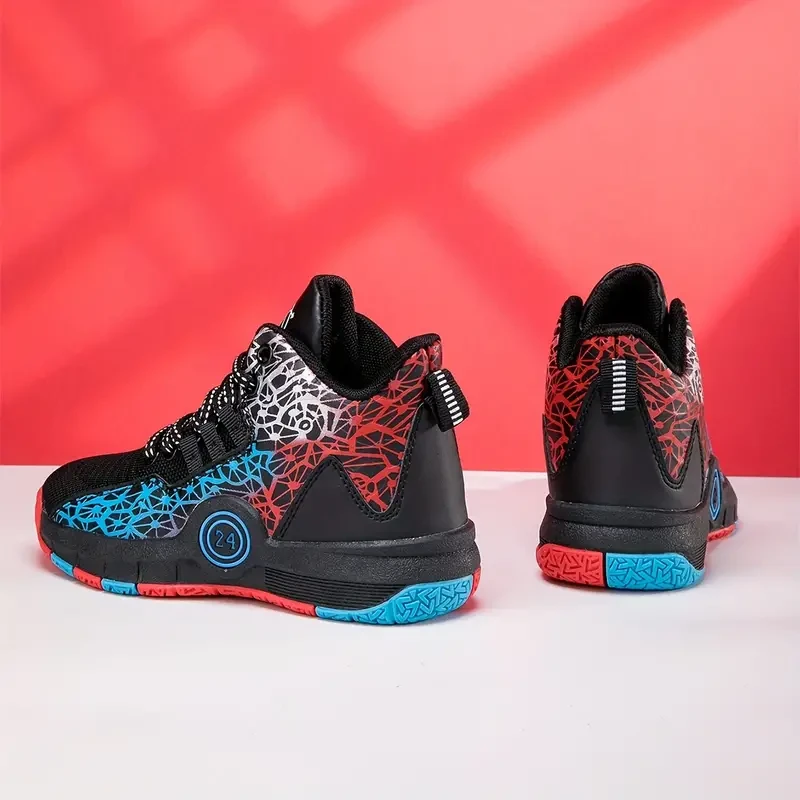Boy's Trendy High Top Basketball Shoes