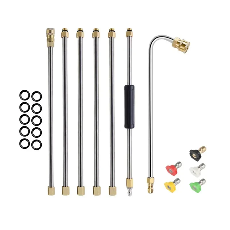 High-pressure Washing Machine Water Gun 7-piece Combination Accessories