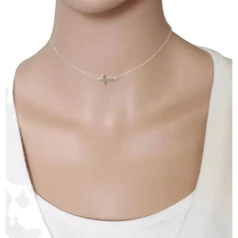 Fashion Cross Clavicle Necklace