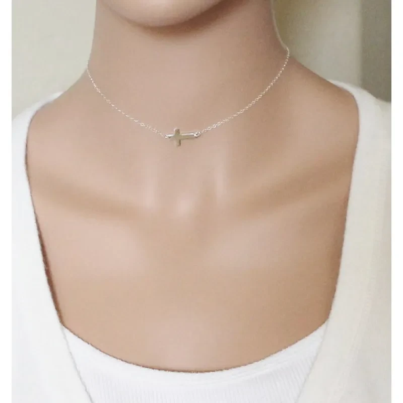 Fashion Cross Clavicle Necklace