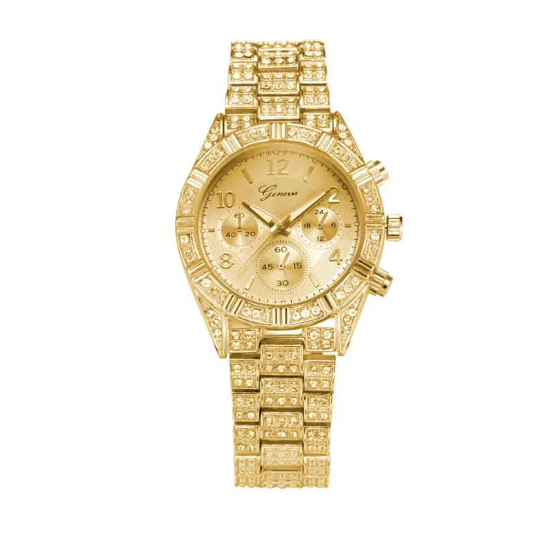 Women Crystal Quartz Analog Wrist Watch