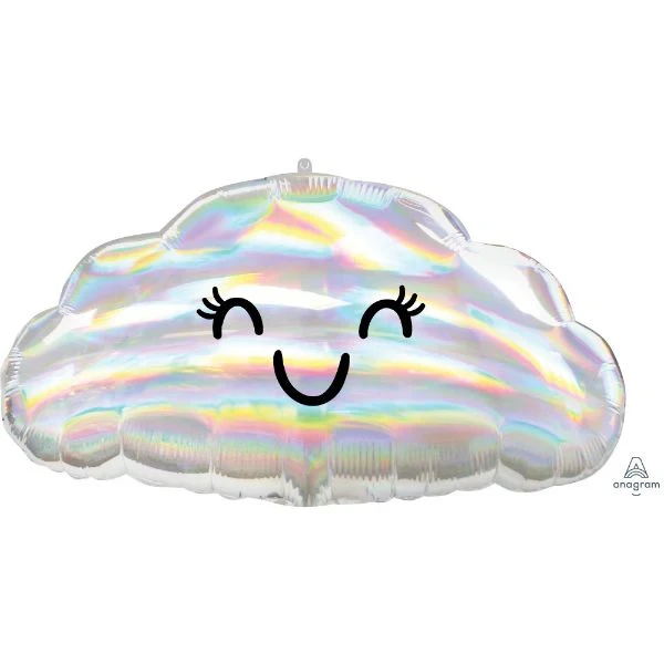 Balloon - Standard Shape Iridescent Cloud