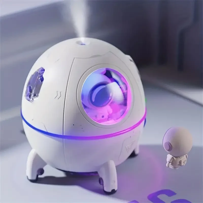 Rechargeable Space Capsule Air Humidifier - USB Cool Mist Diffuser