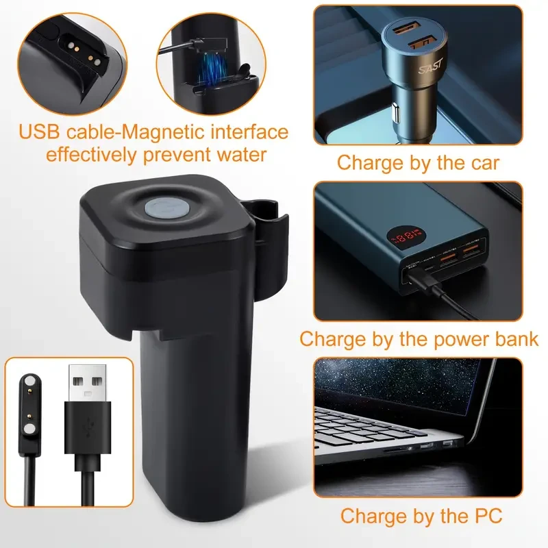Portable Camping Shower - Outdoor Electric USB Shower with Head Nozzle