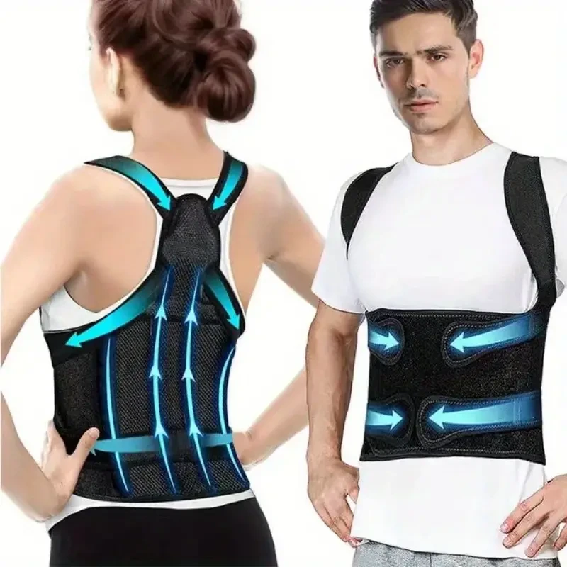 Adjustable Posture Corrector - Invisible Back Support Brace for Men & Women