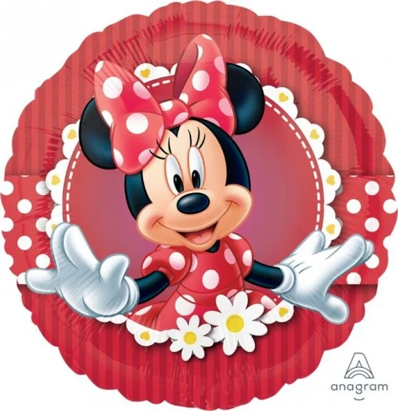 Foil Balloon - Standard Hx Mad About Minnie (45cm)