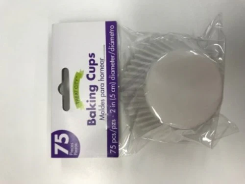 Cupcake Cases - White - Pack of 75