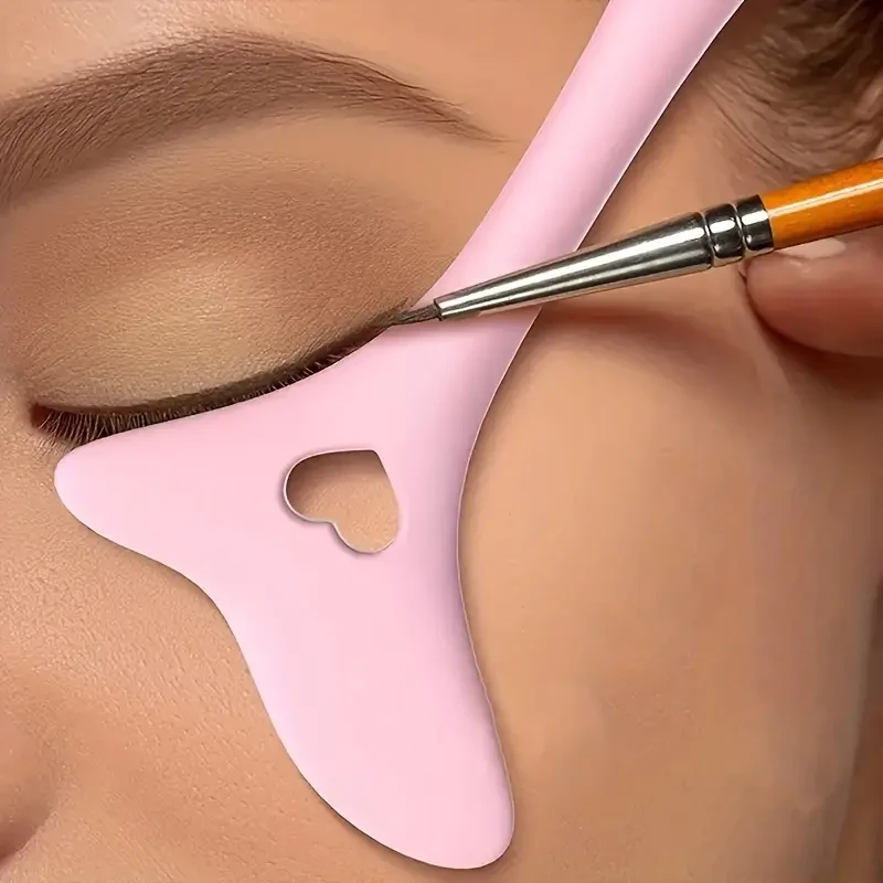 1pc Quick-Makeup Silicone Eyeliner Stencil