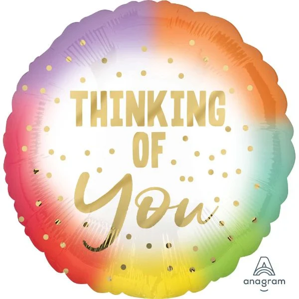 Balloon - 45cm Standard HX Thinking of You Ombre