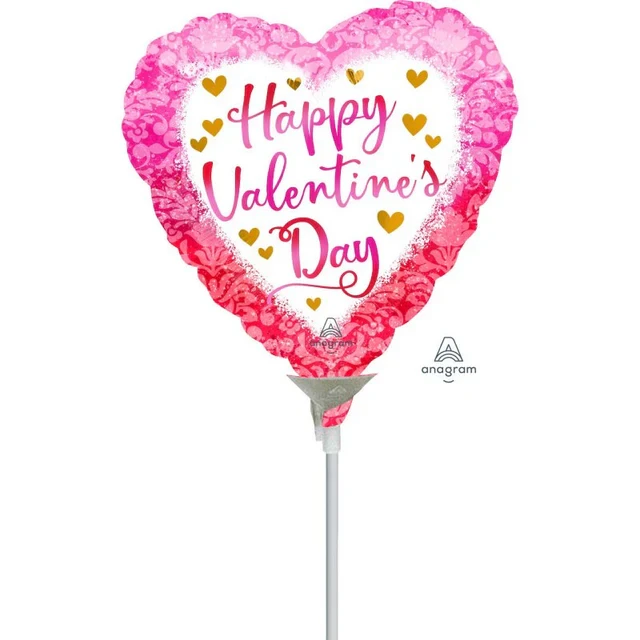 Foil Balloon - Hvd Watercolour Damask (23cm)