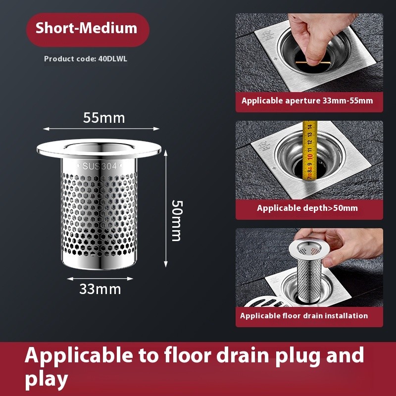 Wash Basin Leaking Plug Bounce Core Drainer Accessories With Strainer