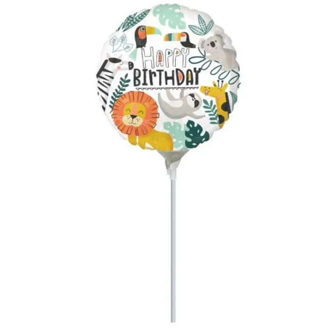 22cm Get Wild Happy Birthday