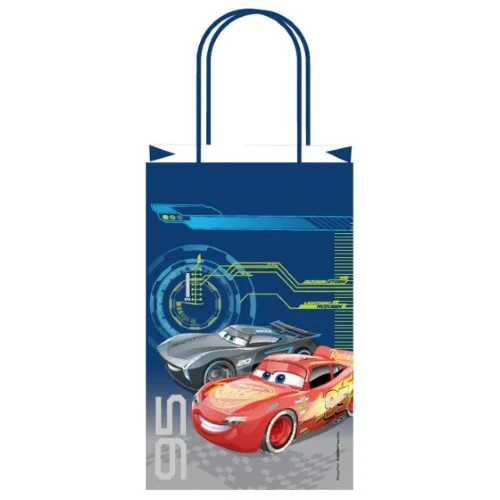 Cars 3 Paper Kraft Bags - Pack of 8