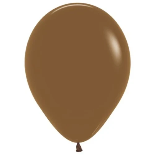 Sempertex 30cm Fashion Coffee Brown Latex Balloons - Pack of 50