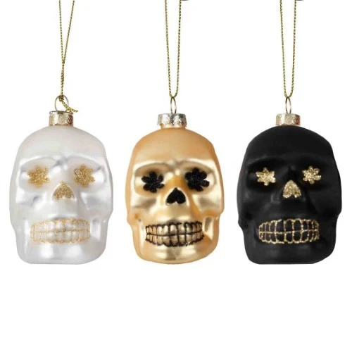Deadly Soiree Skull Tree Decorations