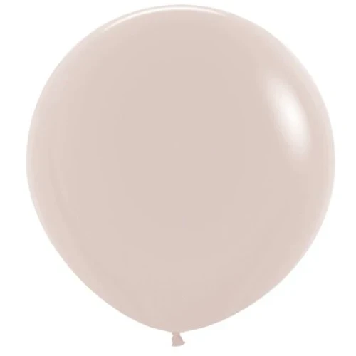 Sempertex 60cm Fashion White Sand Latex Balloons - Pack of 10