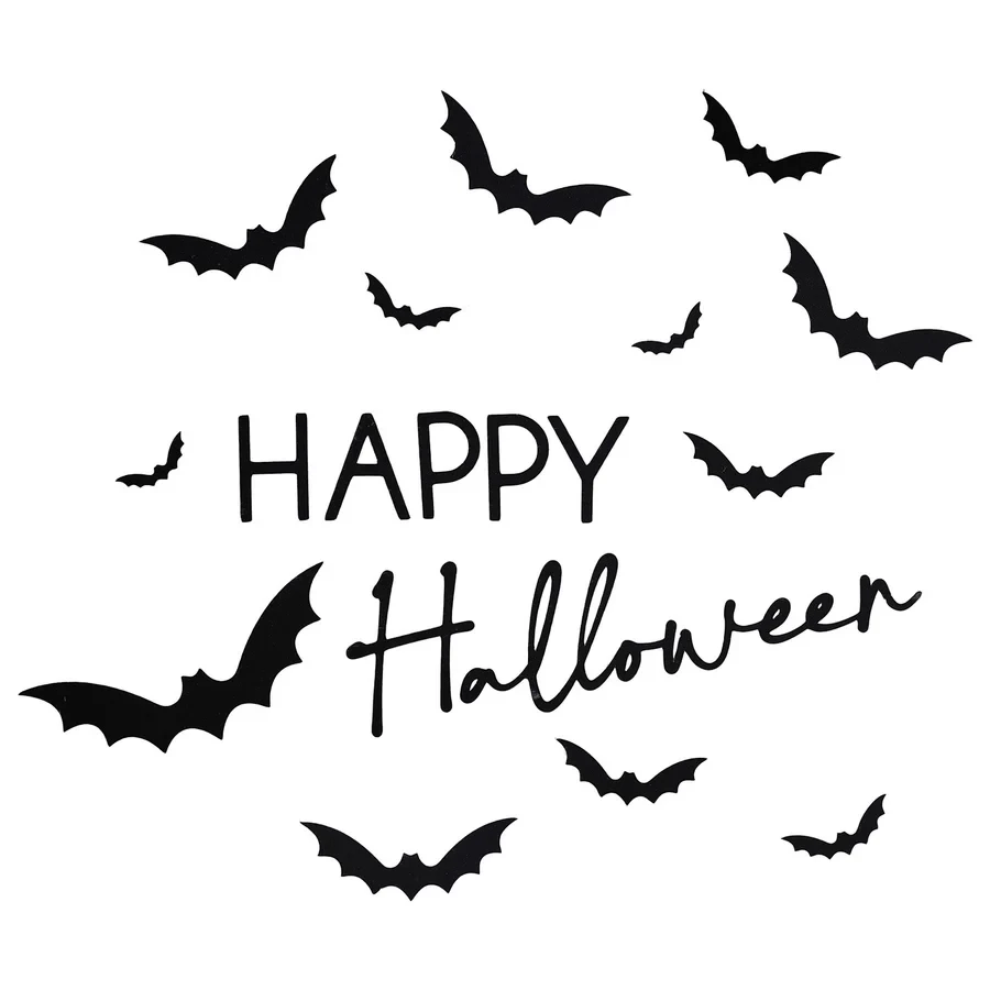 Door Sticker Decoration - Pumpkin Spice Happy Halloween
