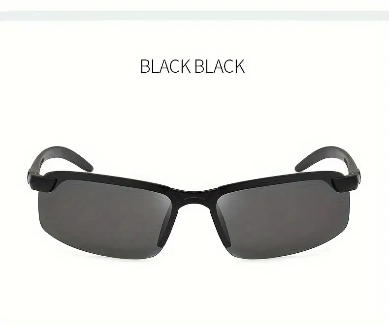 Night Vision Driving Glasses - Anti-Glare, Semi Rimless Design