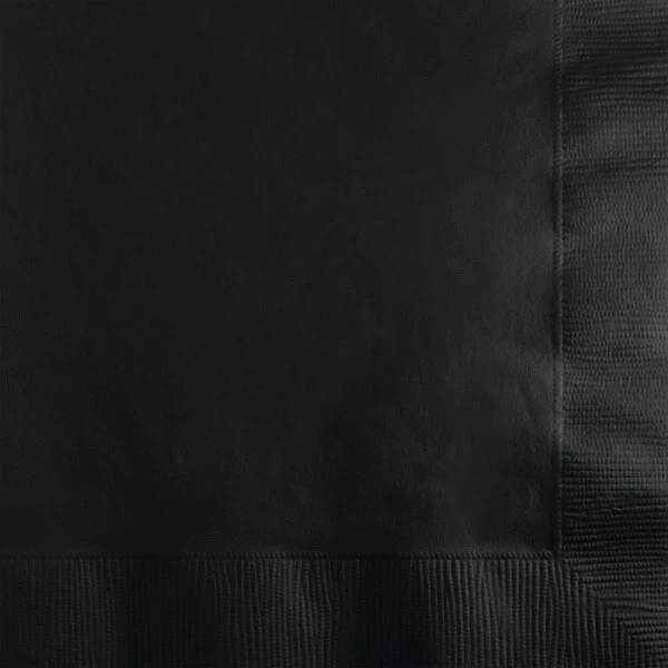 Black Velvet Luncheon Napkins