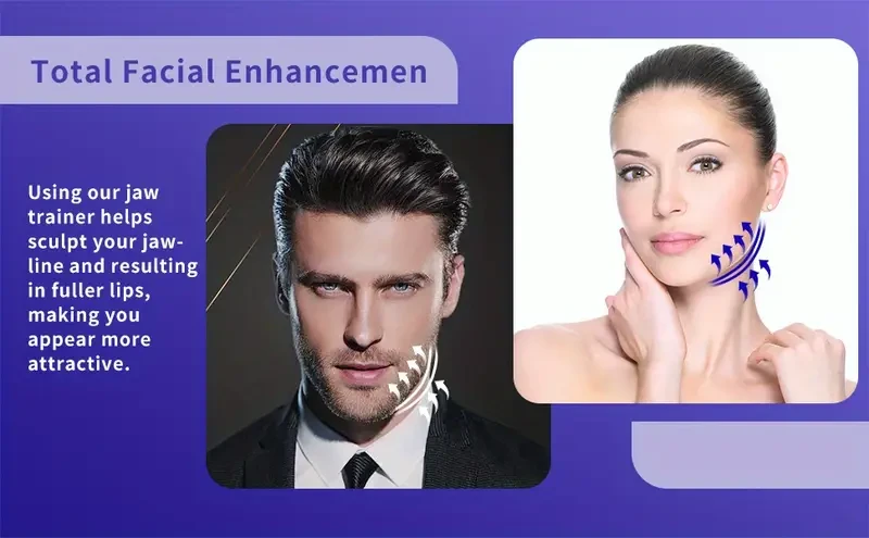 3PCS Jaw Exerciser for Men and Women - 3 Resistance Levels