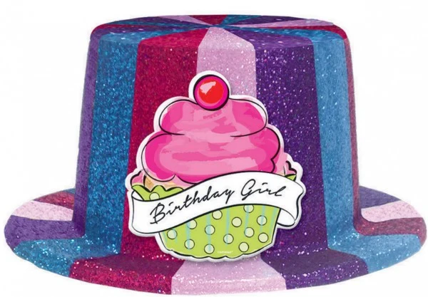 Top Hat - Sweet Party (Sparkle Glitter) Plastic