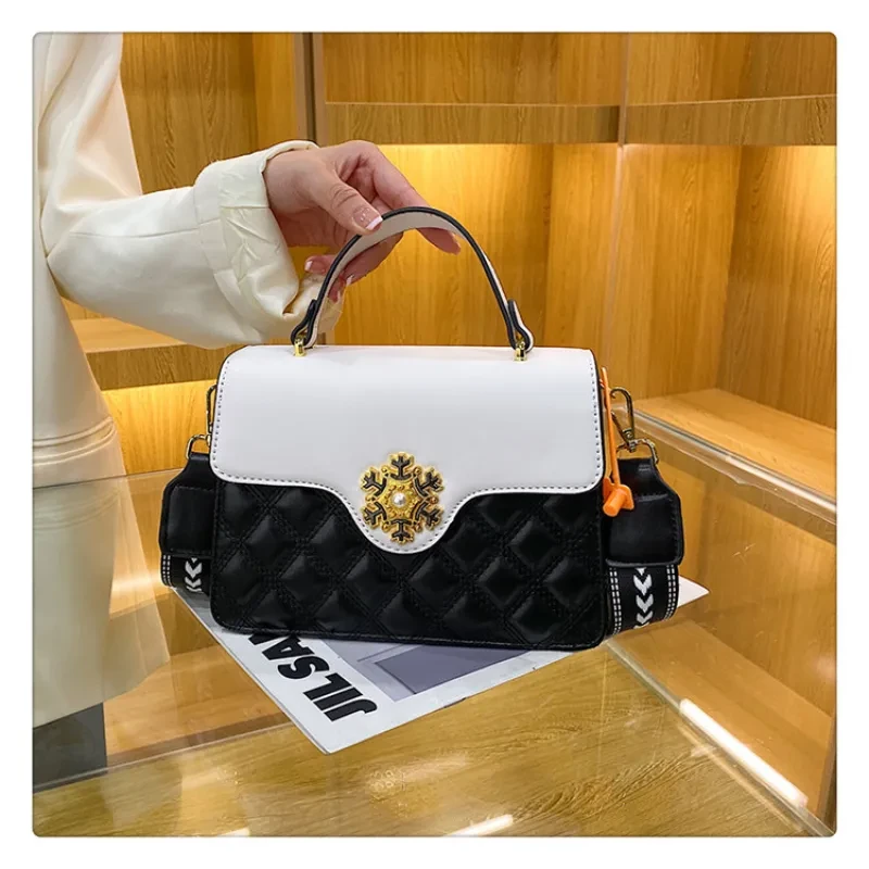 Women's Crossbody Rhombic Western Style