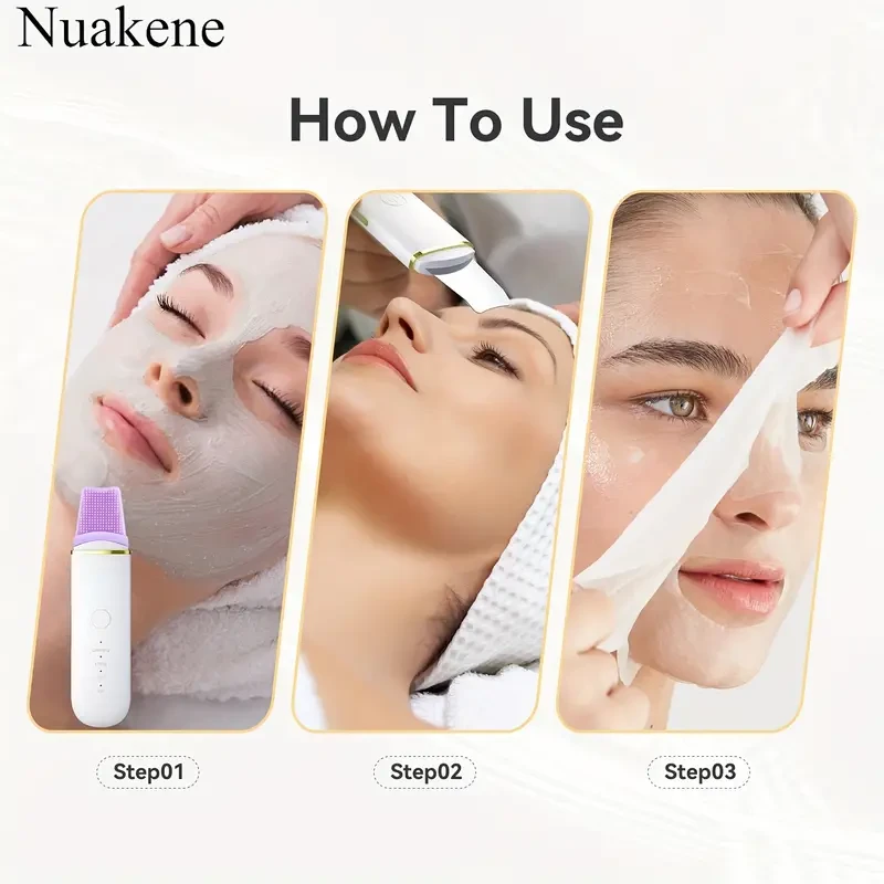 Rechargeable Vibrating Facial Skin Scrubber