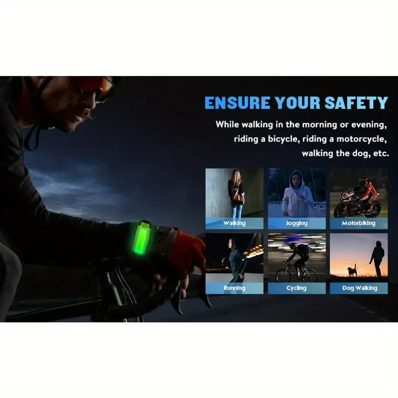 Rechargeable LED Armband for Running and Walking at Night (2 Pack)